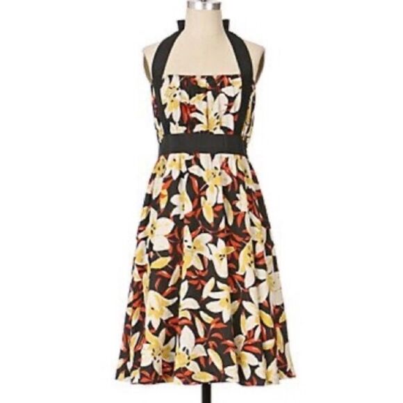 Anthro Moulinette halter dress size 0 - Picture 1 of 8